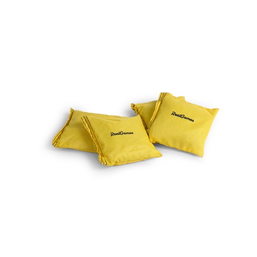 [RG037-YEL] Cornhole Bags - Set of 4 (Yellow, No Personalisation)