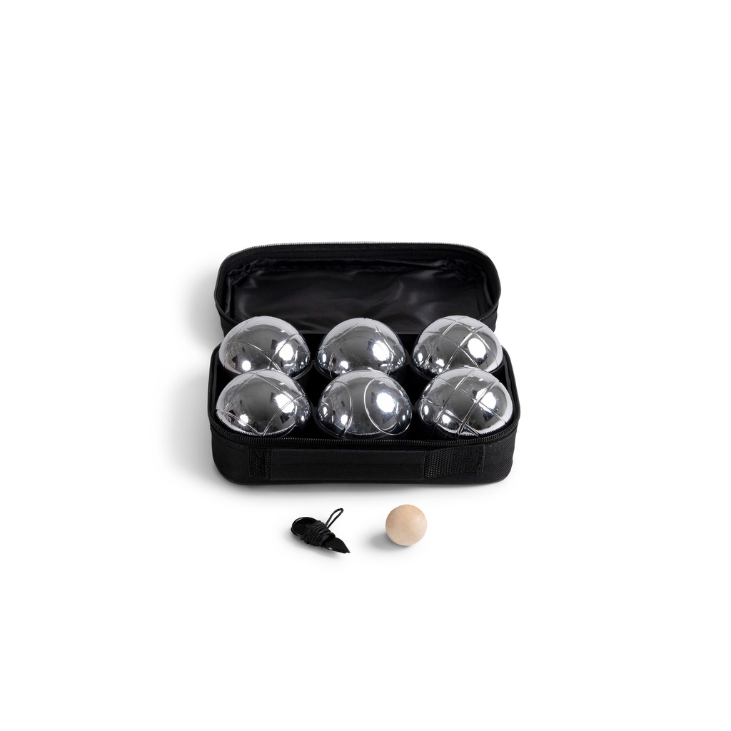 6 Boules in Black Carry Bag