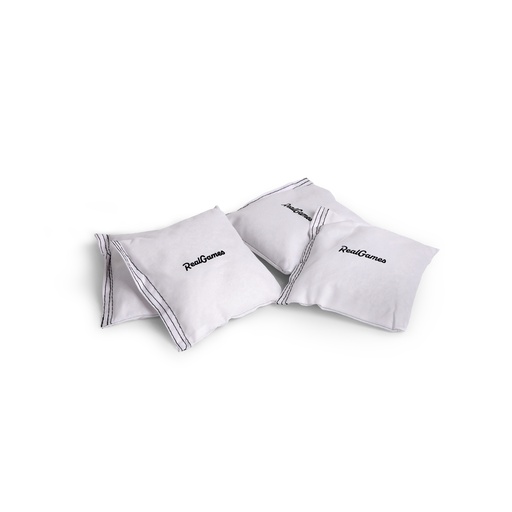 [RG037-WHI] Cornhole Bags - Set of 4 (White, No Personalisation)