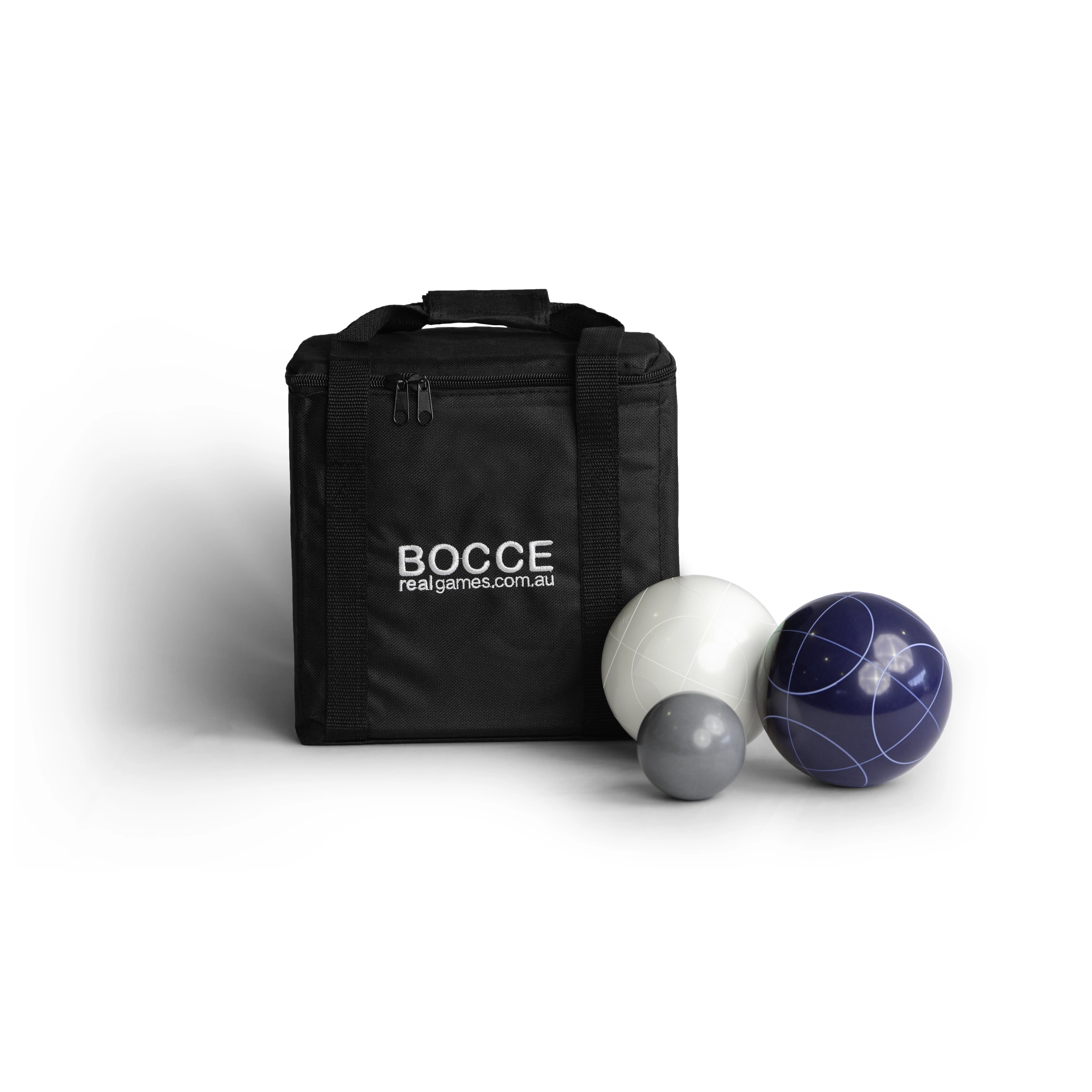 8 Bocce in Carry Bag - Navy White