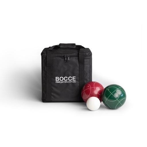 [RG008RG] 8 Bocce in Carry Bag - Red Green